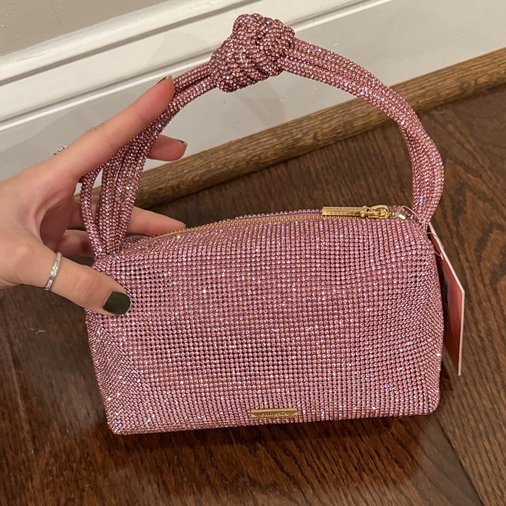 Cult Gaia sienna mini top handle bag